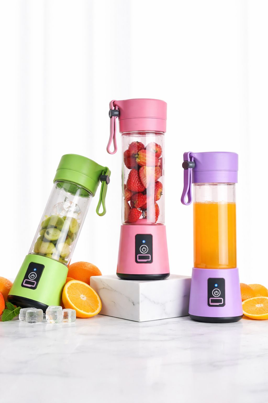 Portable Electric 6 Blade USB Juice Maker